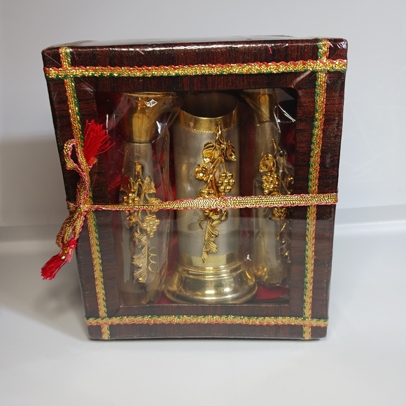 Vintage Set Sterling Silver Decorated Ornate Design Weighted Candlestick Holders - Picture 11 of 16